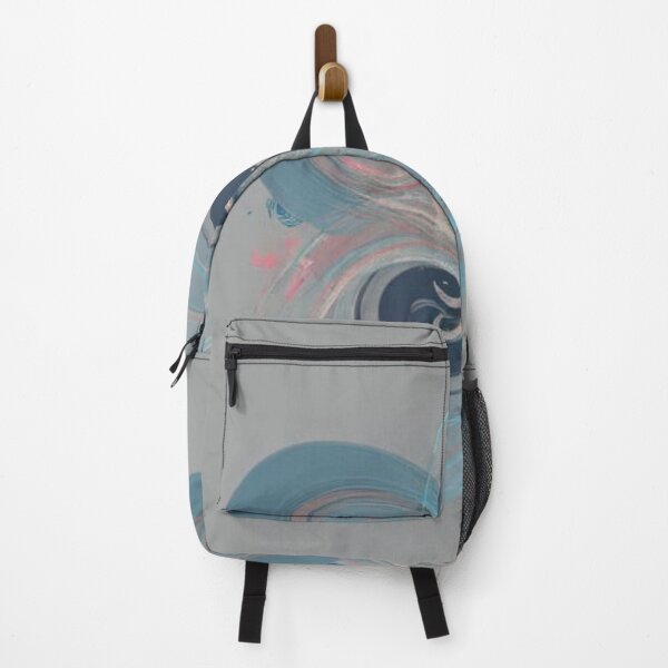 Item preview, Swirling Teal and Rose Abstract Motion designed and sold by Harmonic_Layers.