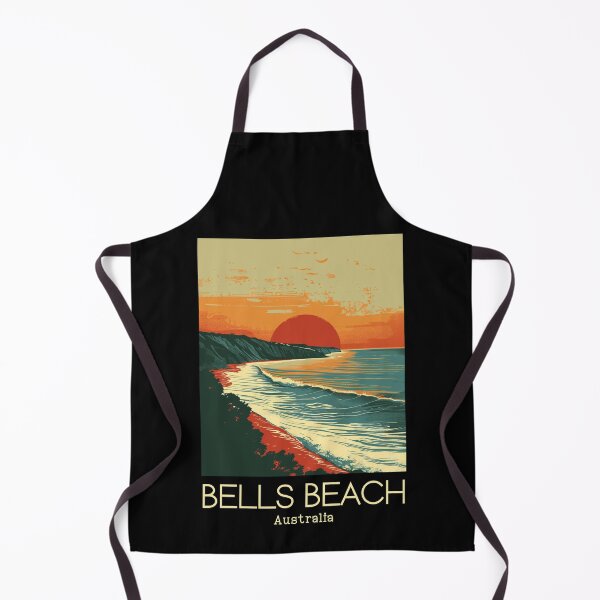 Item preview, A Vintage Illustration of Bells Beach - Australia  designed and sold by GoodOldVintage.