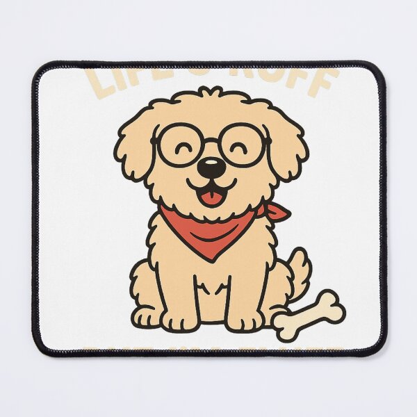 Item preview, I’m Ruff, But I’m Fluff - Cute and Playful Dog Tee designed and sold by Parijat Grace.