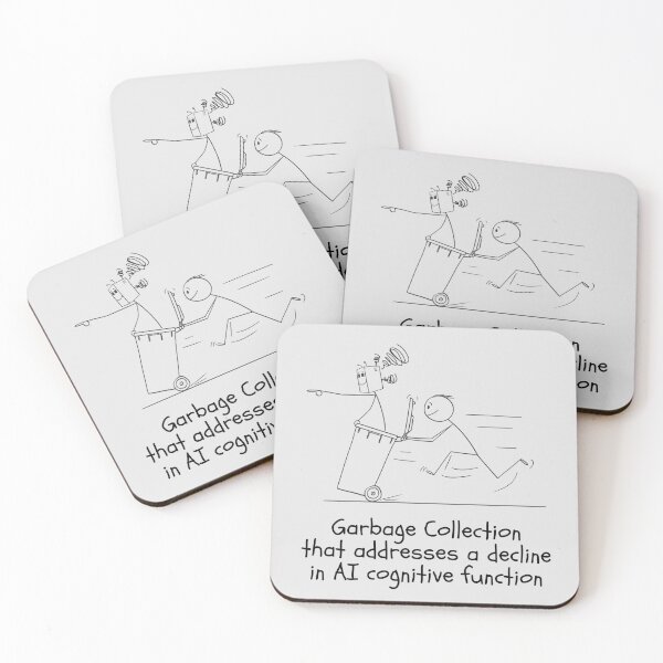 Item preview, Decline in AI Cognitive Function Cartoon. designed and sold by MPC-Mince-Pies.