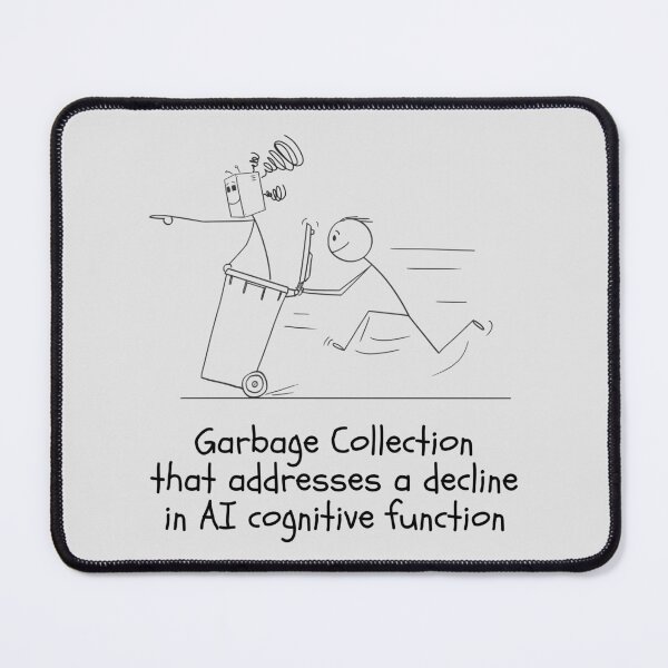 Item preview, Decline in AI Cognitive Function Cartoon. designed and sold by MPC-Mince-Pies.