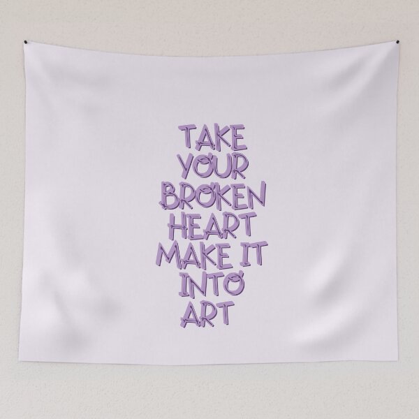 Item preview, Carrie Fisher Quote Take Your Broken Heart designed and sold by baranskini.