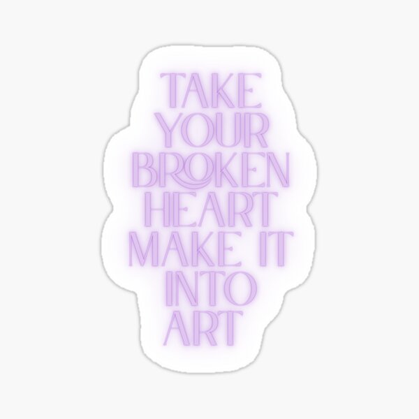 Item preview, Carrie Fisher Quote Take Your Broken Heart designed and sold by baranskini.