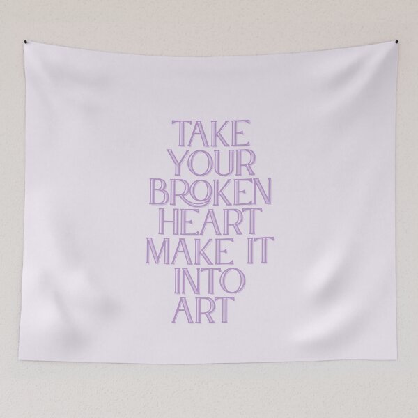 Item preview, Carrie Fisher Quote Take Your Broken Heart designed and sold by baranskini.