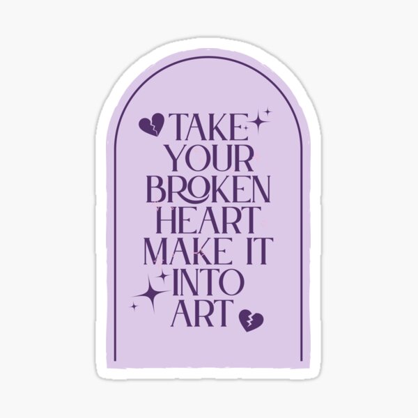 Item preview, Carrie Fisher Quote Take Your Broken Heart designed and sold by baranskini.