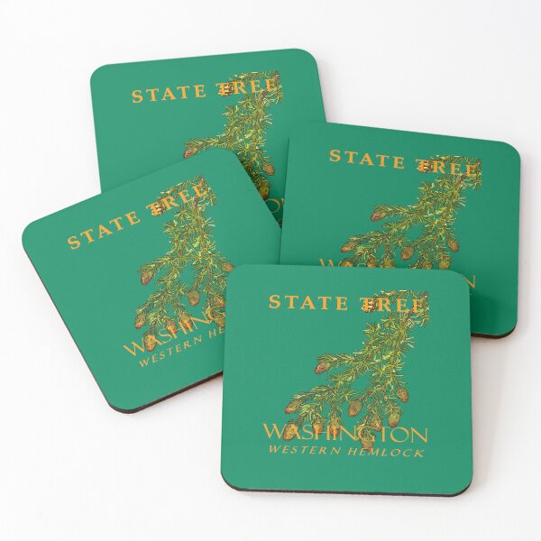 Item preview, Washington Territory Tree The Western Hemlock Spruce designed and sold by taiche.