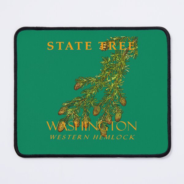 Item preview, Washington Territory Tree The Western Hemlock Spruce designed and sold by taiche.