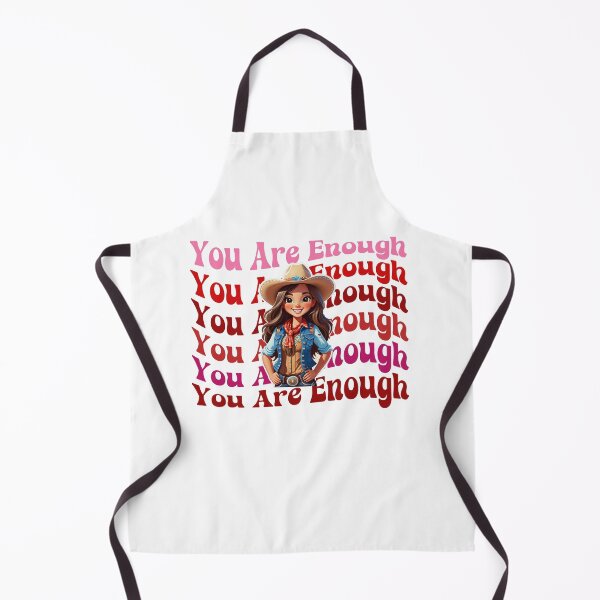 Item preview, Your Are Enough Retro Cowboy Girl Self-love Inspirational Design designed and sold by Raise2Shine.