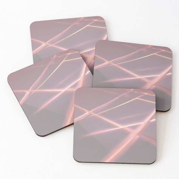 Item preview, Pink Neon Grid Light Reflection Abstract designed and sold by Harmonic_Layers.