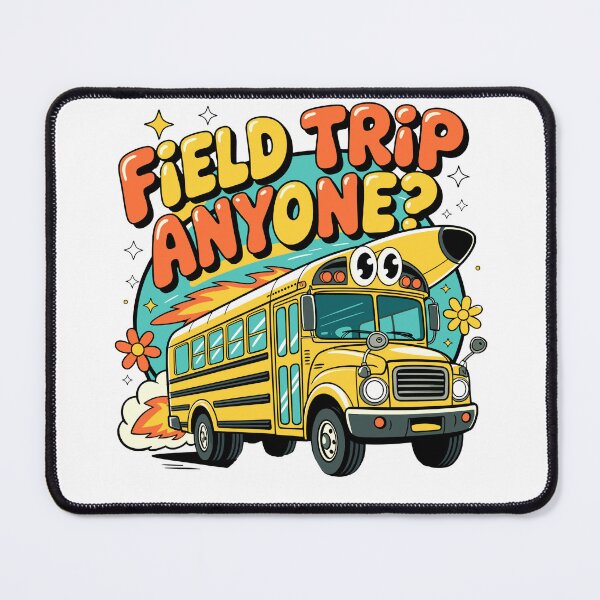 Item preview, Field Trip Anyone? Cute Cartoon School Bus T-Shirt for Teachers & Students designed and sold by designleon19.