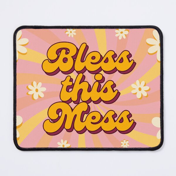 Item preview, Bless this Mess Retro Print designed and sold by arowh.