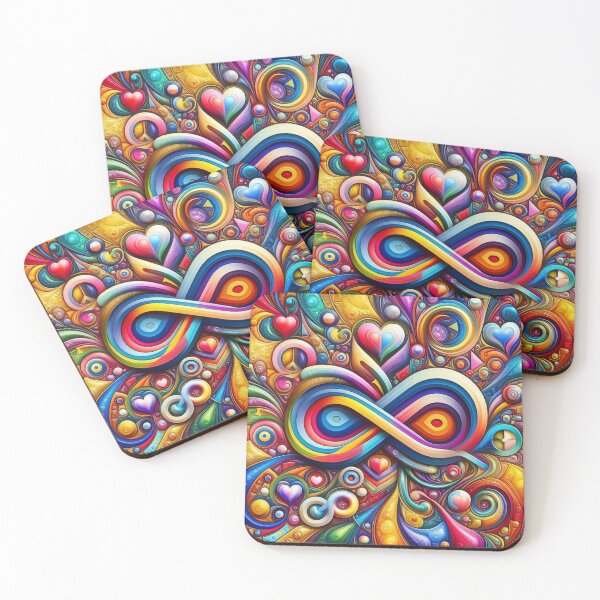 Item preview, Abstract Art with Universal Symbols designed and sold by EcoSphere-83.