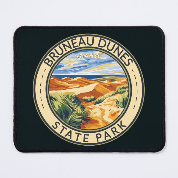 Item preview, Bruneau Dunes State Park Idaho Travel Art Badge designed and sold by KrisSidDesigns.