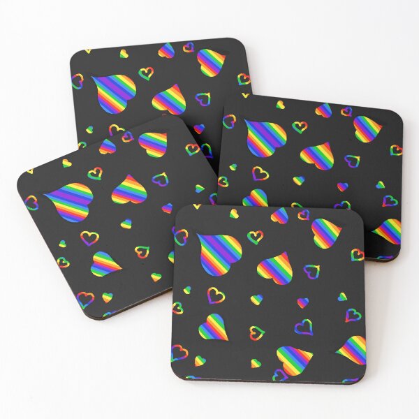 Item preview, Rainbow Hearts designed and sold by Sew Fay.
