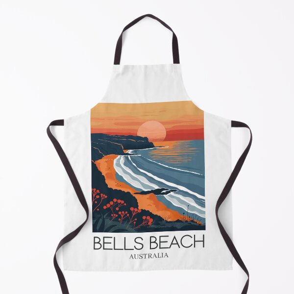 Item preview, A Pop Art Travel Print of Bells Beach - Australia   designed and sold by StudioRedKoala.