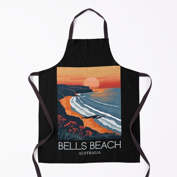 Item preview, A Pop Art Travel Print of Bells Beach - Australia   designed and sold by StudioRedKoala.