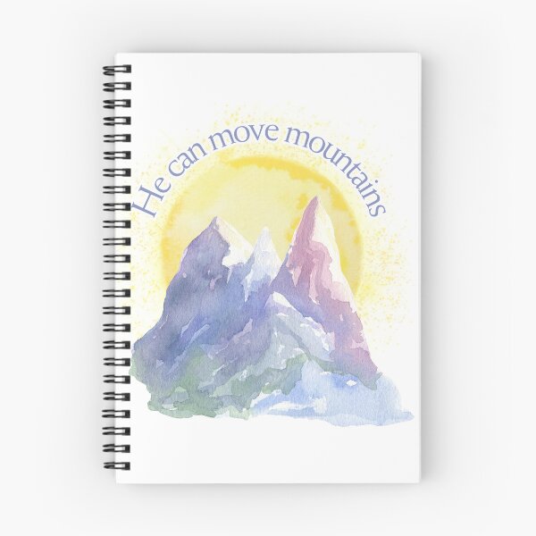 Item preview, He Can Move Mountains, God Gift for Teens and Young Adults, Christian Gift for Men and Women designed and sold by InHisImageGifts.