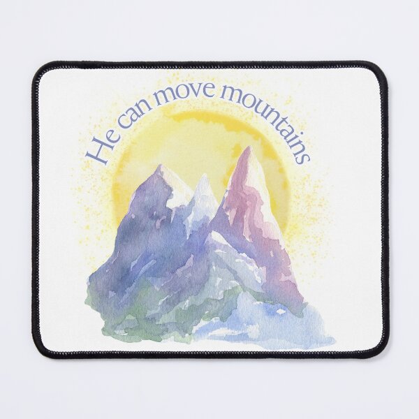 Item preview, He Can Move Mountains, God Gift for Teens and Young Adults, Christian Gift for Men and Women designed and sold by InHisImageGifts.