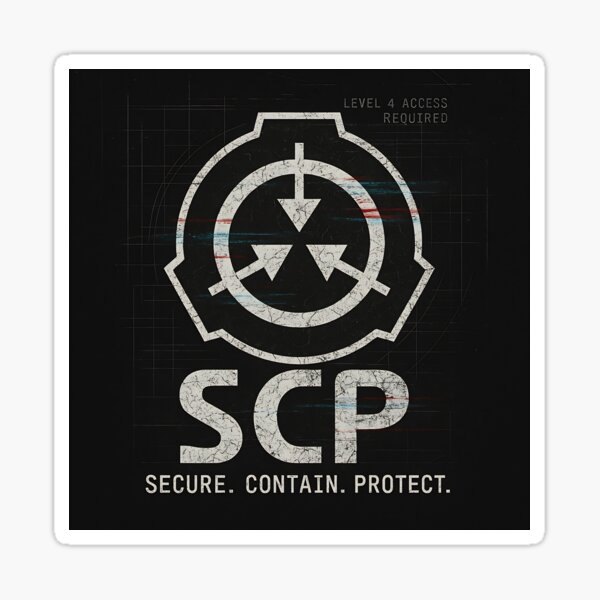 Item preview, SCP Glitch Logo  designed and sold by Domo1.