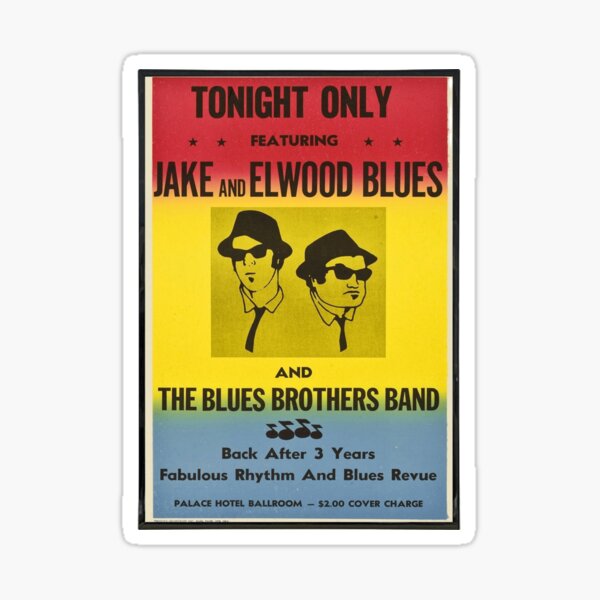 Item preview, Blues Brothers Concert Poster designed and sold by PopCookies.
