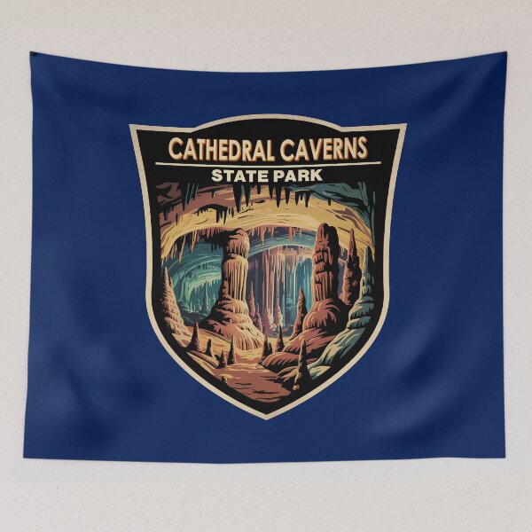 Item preview, Cathedral Caverns State Park Alabama Travel Art Badge designed and sold by KrisSidDesigns.