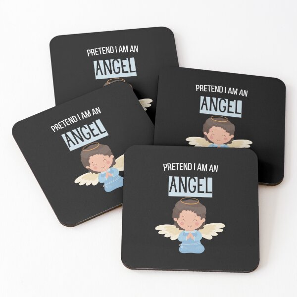 Item preview, Pretend I Am An Angel Halloween Funny T-Shirt designed and sold by OldSkullDesigns.
