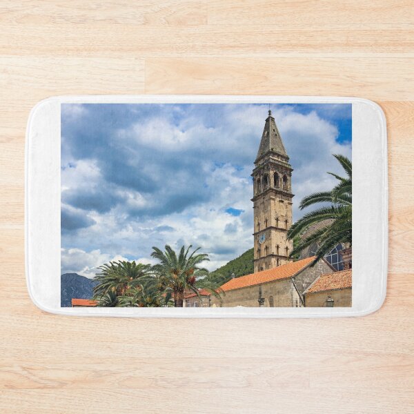 Item preview, Saint Nicholas church tower in Perast town, Montenegro designed and sold by goceris.