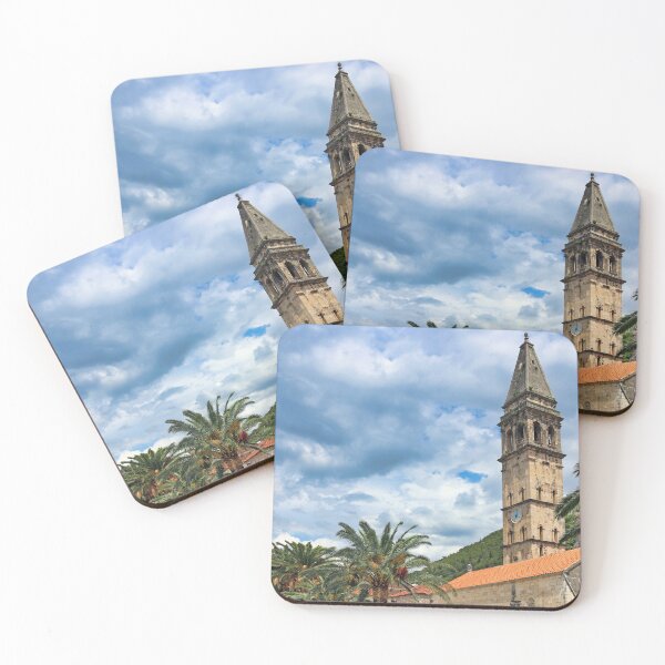 Item preview, Saint Nicholas church tower in Perast town, Montenegro designed and sold by goceris.