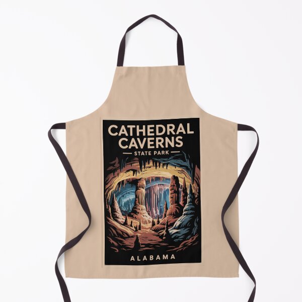 Item preview, Cathedral Caverns State Park Alabama Travel Art Vintage designed and sold by KrisSidDesigns.