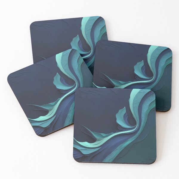Item preview, Deep Sea Flow with Sculpted Wave Layers designed and sold by Harmonic_Layers.