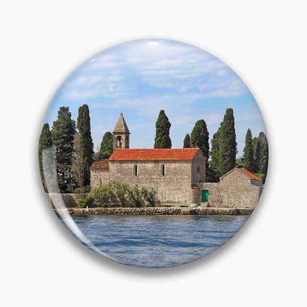 Item preview, Saint George monastery, Perast Bay of Kotor, Montenegro designed and sold by goceris.
