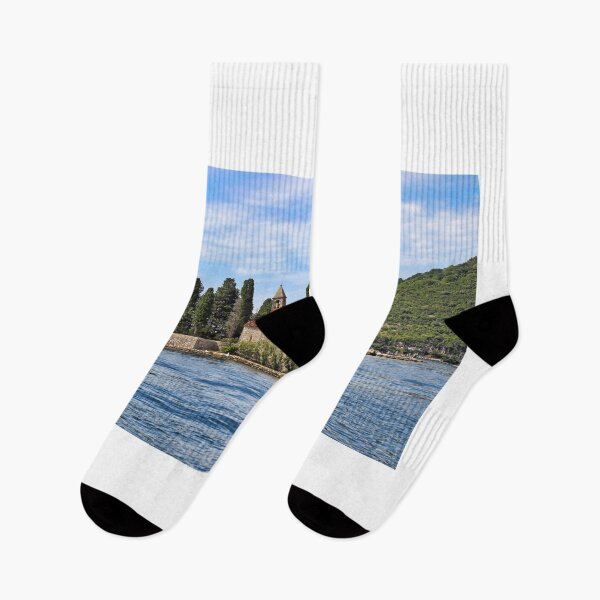Item preview, Saint George monastery, Perast Bay of Kotor, Montenegro designed and sold by goceris.