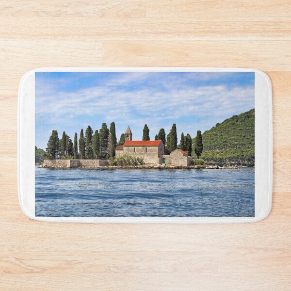Item preview, Saint George monastery, Perast Bay of Kotor, Montenegro designed and sold by goceris.