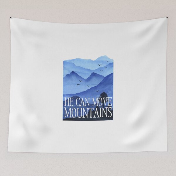 Item preview, He Can Move Mountains God Design for Men and Women, Christian Scripture Item, Jesus Gift, Christian Product, Bible Verse Inspiration designed and sold by InHisImageGifts.