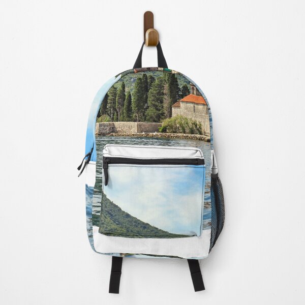 Item preview, Saint George monastery, Perast Bay of Kotor, Montenegro,summertime designed and sold by goceris.