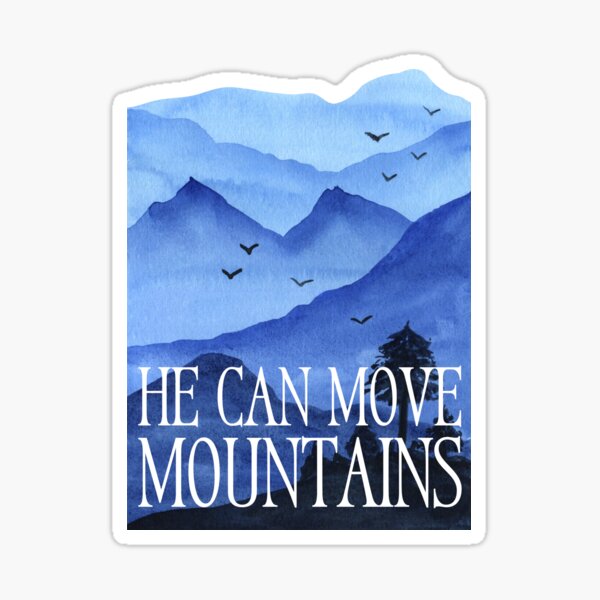 Item preview, He Can Move Mountains God Design for Men and Women, Christian Scripture Item, Jesus Gift, Christian Product, Bible Verse Inspiration designed and sold by InHisImageGifts.