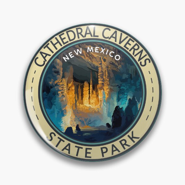 Item preview, Cathedral Caverns State Park Alabama Illustration Travel Art Badge designed and sold by KrisSidDesigns.