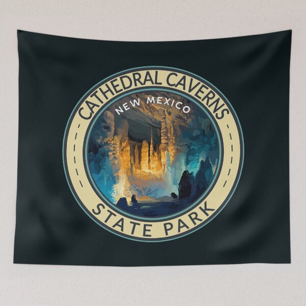 Item preview, Cathedral Caverns State Park Alabama Illustration Travel Art Badge designed and sold by KrisSidDesigns.