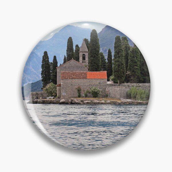 Item preview, Saint George monastery, Perast Bay of Kotor, Montenegro,summer season designed and sold by goceris.