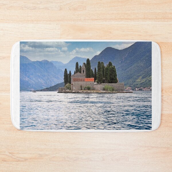 Item preview, Saint George monastery, Perast Bay of Kotor, Montenegro,summer season designed and sold by goceris.