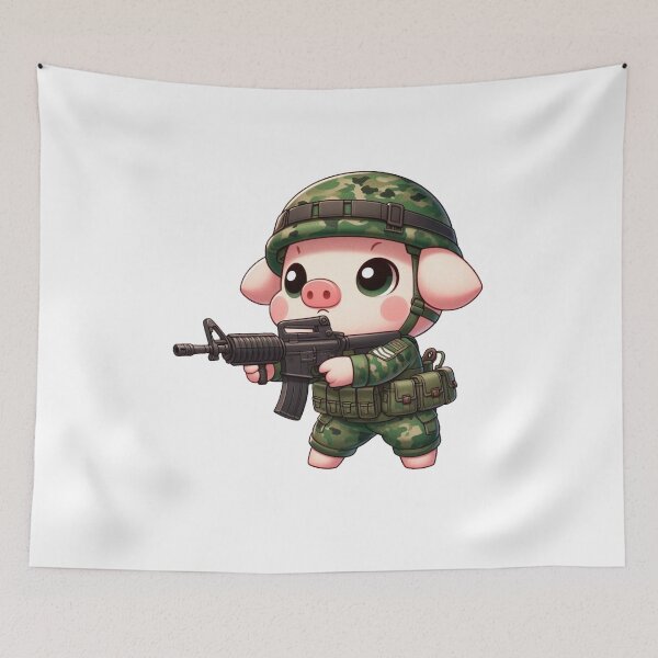 Item preview, Tactical Piglet designed and sold by RAWLIFEGRAPHIC.