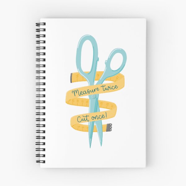 Item preview, Measure twice, cut once designed and sold by CraftyLilMouse.
