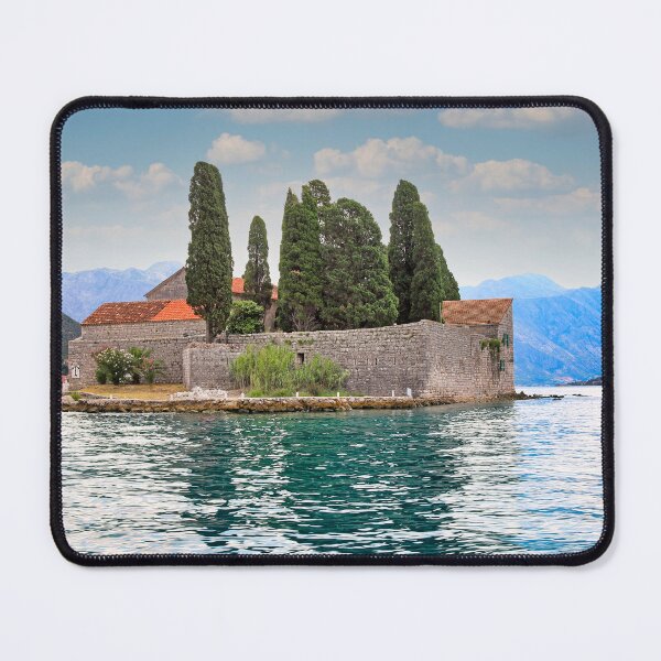 Item preview, Saint George monastery and old town Perast, Bay of Kotor, Montenegro designed and sold by goceris.