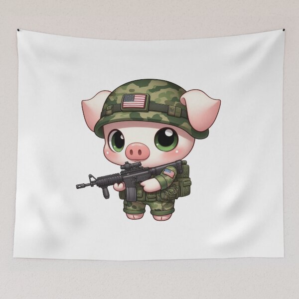 Item preview, Tactical Piglet designed and sold by RAWLIFEGRAPHIC.