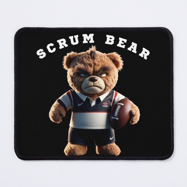 Item preview, rugby teddy bear designed and sold by jackoslimited.