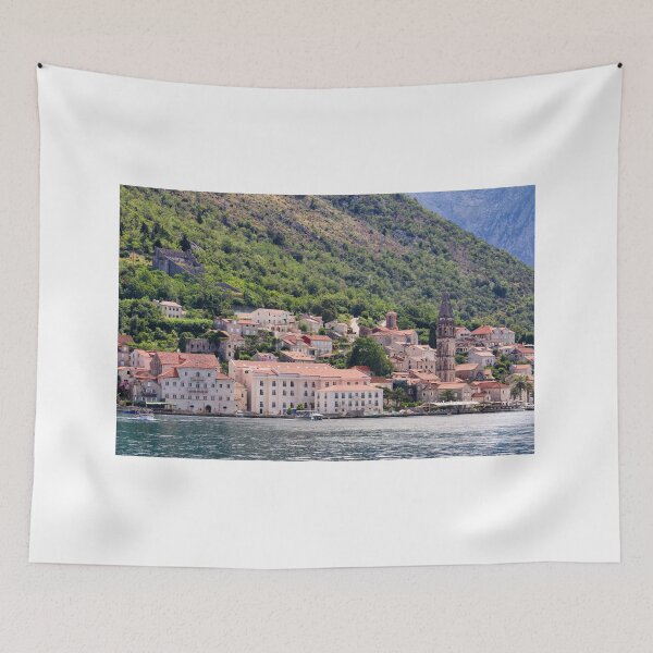 Item preview, Old town Perast, Kotor bay, Montenegro,summer season designed and sold by goceris.