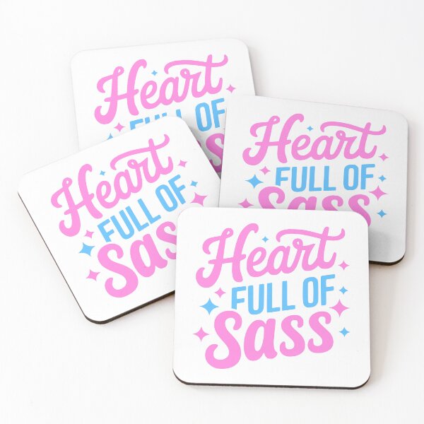 Item preview, Heart Full Of Sass! Pink Sassy designed and sold by PMCreative.