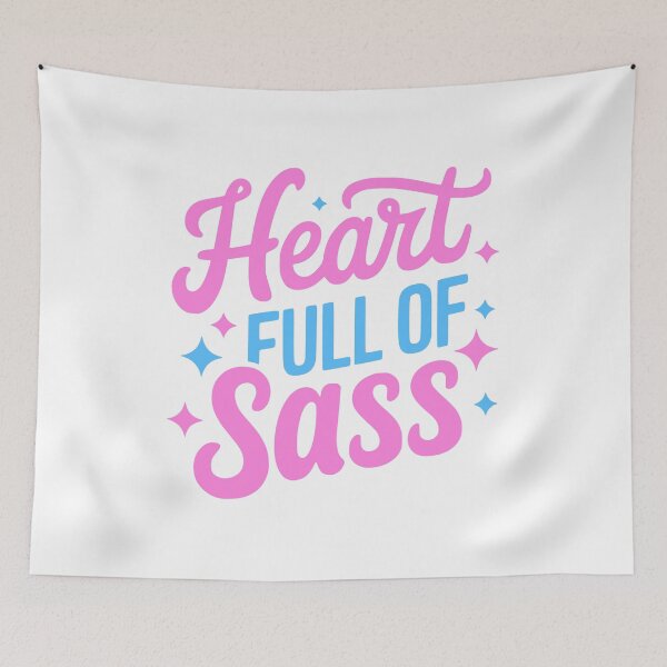 Item preview, Heart Full Of Sass! Pink Sassy designed and sold by PMCreative.