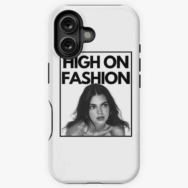 Aperçu de l'œuvre High on Fashion – Portrait de citation tendance de Kendall Jenner créée et vendue par ayylucyy.