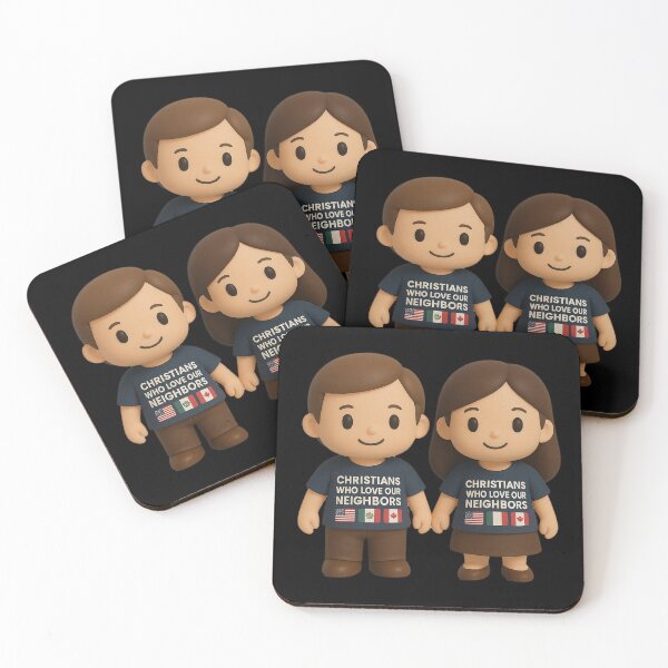 Item preview, "Christians Who Love Our Neighbors" - Chibi Duo designed and sold by MySheetMusicArt.